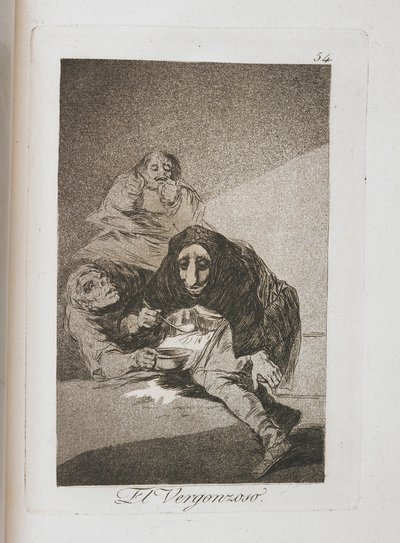 Planche de Los Caprichos, 1797-1798 - Francisco de Goya